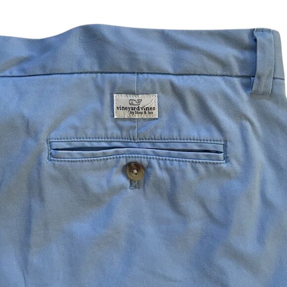 VINEYARD VINES Mens Cotton Chino Club Short Blue Size 38 - Picture 8 of 8